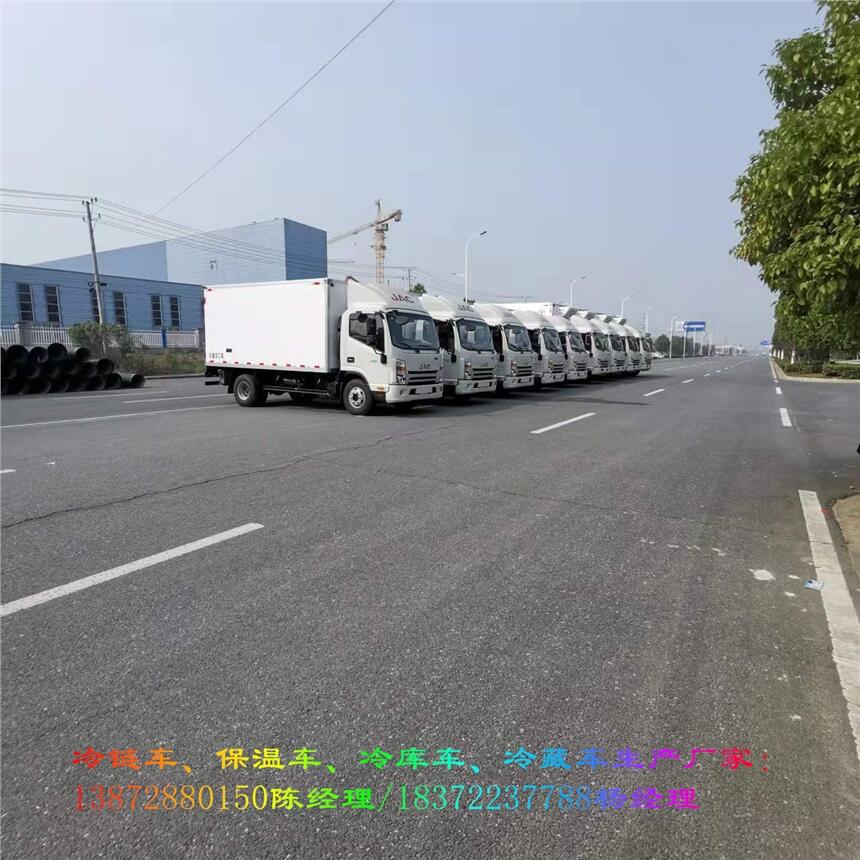 苏州市解放J6F潍柴160马力宽体冷链运输车
