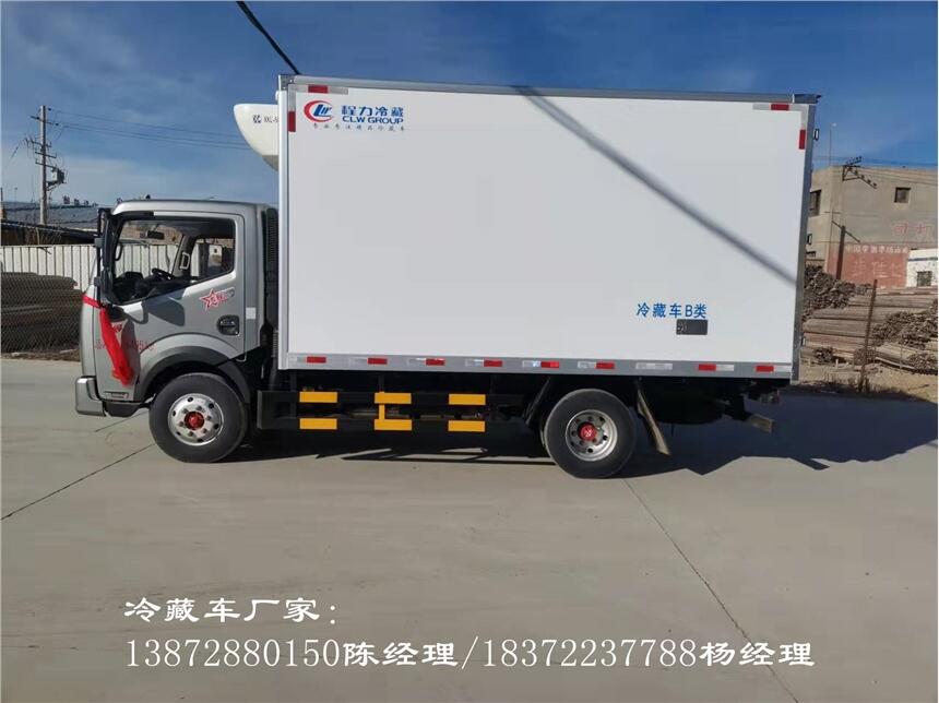 迪庆藏族自治州福特全顺国六面包型冷藏车 